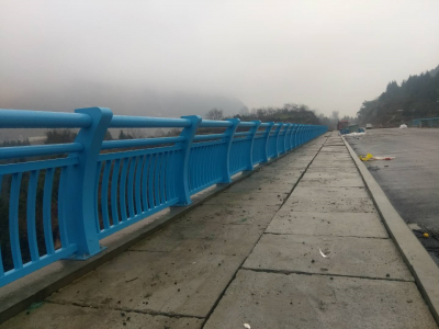 桥梁景观护栏 蓝色