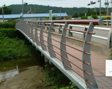 河道不锈钢桥梁景观护栏 1.2m