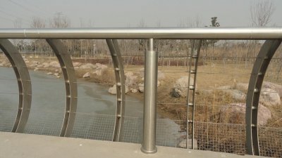 河道桥梁304不锈钢护栏