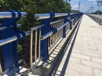 桥梁镜光304不锈钢复合管护栏